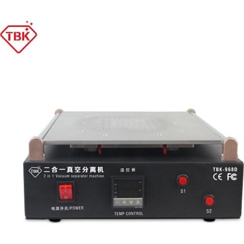 TBK-968D Vacuum Separating Machine Built-with Pumps for 19 Inch Pad iPad iPhone Smartphone Cell Phone Mobile Phone Screen Repair