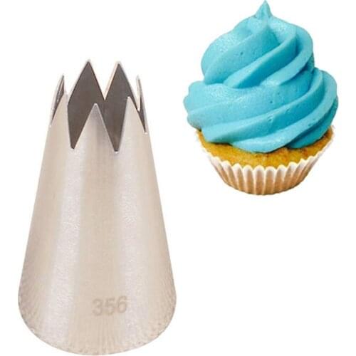 #356 Cake Decorating Tools Big Stainless Steel Icing Piping Cream Nozzles Bakeware Pastry Tips