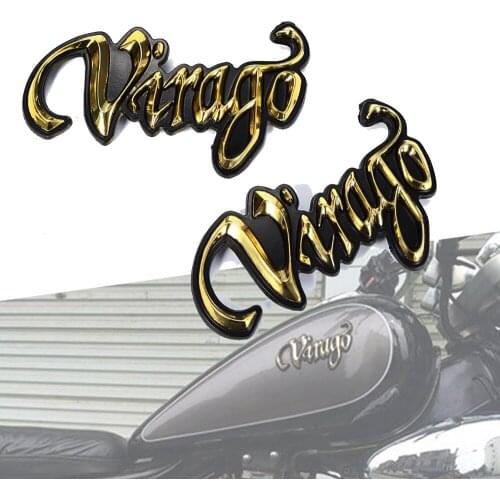 Motor 3D Emblem Badge Decal Fuel Tank Sticker Tank Pad Protector Virago Decal For Yamaha Virago XV125 XV250 XV400 XV535 XV700