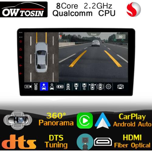9" IPS Qualcomm CPU For Volkswagen VW Touareg 2003-2010 DSP WiFi DTS Car GPS Radio 360 Panoramic Head Unit Stereo CarPlay Auto