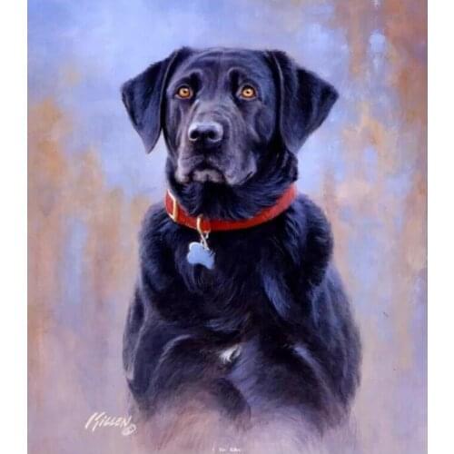 5D DIY Diamond Painting labrador dog Full Square Rhinestone Drill Diamond Embroidery Mosaic Home Decor wholesale C354