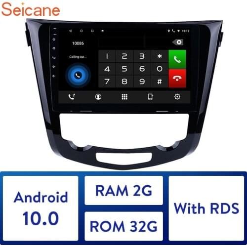 Seicane Android 10.0 2GB RAM 32GB ROM 10.1 inch Car Stereo Radio Head Unit GPS Nav for 2013-2015 2016 Nissan QashQai X-Trail
