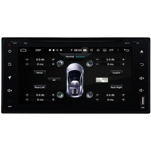 6.95" PX6 Android 9.0 Car Radio For Toyota RAV4 Corolla Vios Hilux 2006-2010 DVD Player 6 Core Stereo Multimedia Player DSP GPS