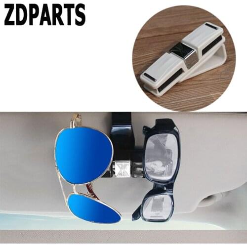 ZDPARTS Car Sunvisor Card Clip Glasses Holder Decoration For Volvo V70 S60 Xc90 Peugeot 307 206 308 407 Mini Cooper Volkswagen