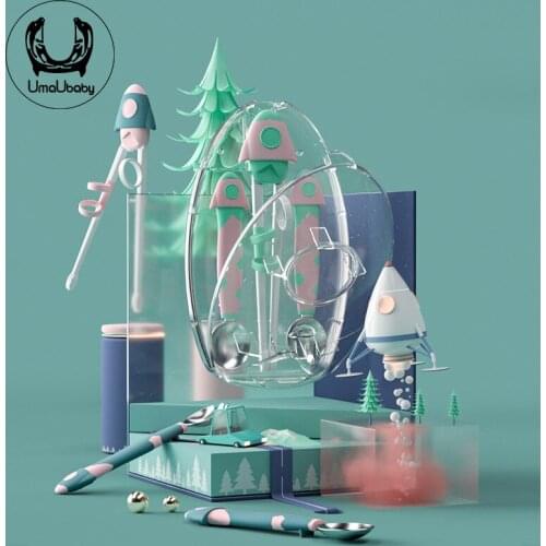 Baby Feeding Childrens Training Chopsticks Set Children Learning Practice Chopsticks Tableware Spoon Fork Chopsticks UmaUbaby