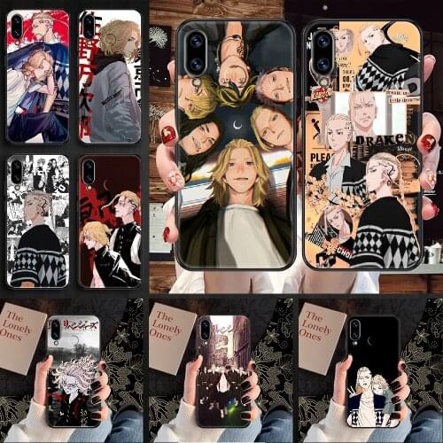 Tokyo Revengers Anime Phone case For Huawei Honor 6 7 8 9 10 10i 20 A C X Lite Pro Play black art back pretty shell luxury