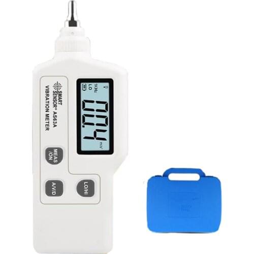 Digital Vibration Meters High Precision Handheld Vibration Tester Gauge Multimeter Vibrometer Analyzer Device AS63A