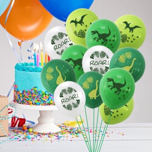 Flexible 1 Set Wear-resistant Anniversary Party Balloons Kit Green Birthday Balloons Set Beautiful for Wedding