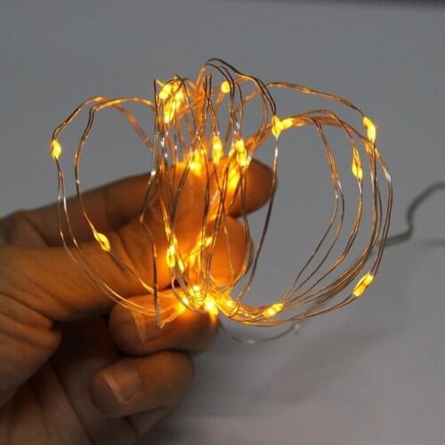 1M Battery Operated String Fairy Light 10 LED Xmas Light Party Wedding Lamp