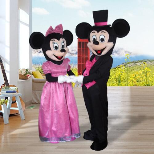 Mickey Mouse Costume Clothing Adult Mickey Minnie Cartoon Doll Clothes Cosplay Animal Headgear Costume Costume Role Play Cosplay