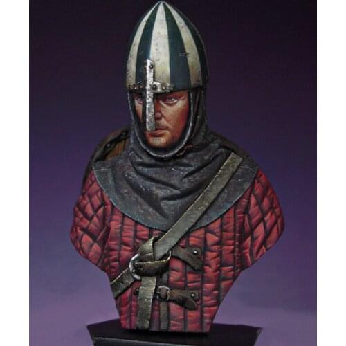 1/16 Scale Unpainted Resin bust Norman Warrior GK figure