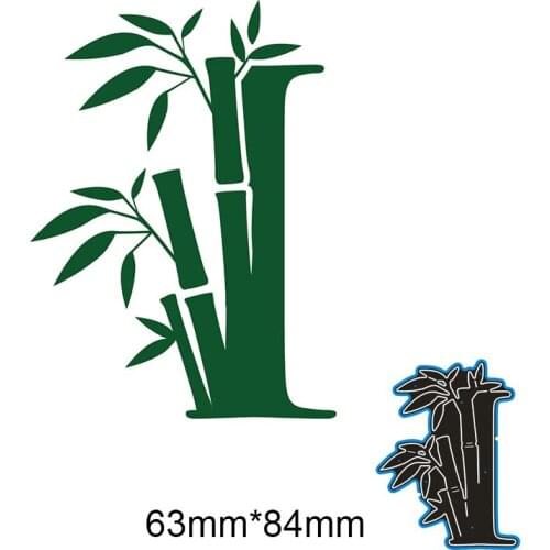 Metal Cutting Dies bamboo new for decor card DIY Scrapbooking stencil Paper Album template Dies 63*84mm