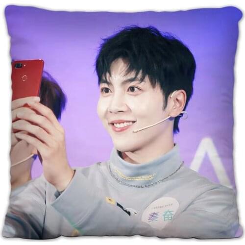 Qin Fen Pillowcase Pretty Scholar Yu Lexuan Same Paragraph Star Photo Poster Cushion Cover Souvenir Pillow Covers Decorative