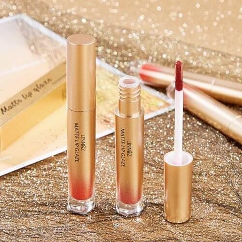 Women lips makeup nude red lipstick 8 colors vevet long lasting sexy liquid lipstick set matte