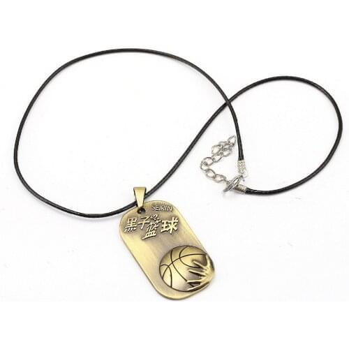 10pcs/lot THE BASKETBALL WHICH KUROKO PLAYS Choker Necklace Kuroko Tetsuya Pendant Men Women Gift Anime Jewelry