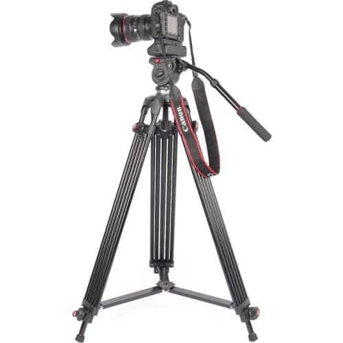 JieYang jy0606 jy-0606 Professional Tripod camera tripod/Video Tripod/Dslr VIDEO Tripod Fluid Head Damping for video