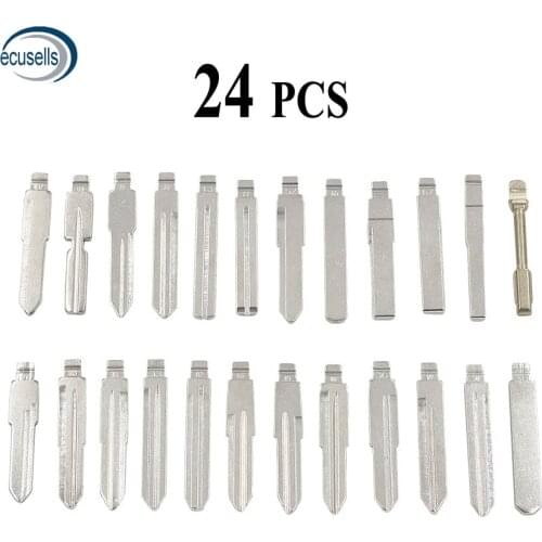 24 PCS/LOT, Universal Remotes Flip Blade for KD Remote Uncut Key Blade