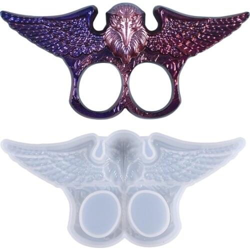 1pcs Eagle Defense Crystal Epoxy Mold For Handmade DIY Defense Silicone Resin Mould Home Accessories Decoration Crafts
