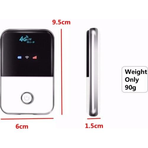 4G Lte Pocket Wifi Router Car Mobile Wifi Hotspot Wireless Broadband Mifi Unlocked Modem Extender Repeater With Sim Card Slot