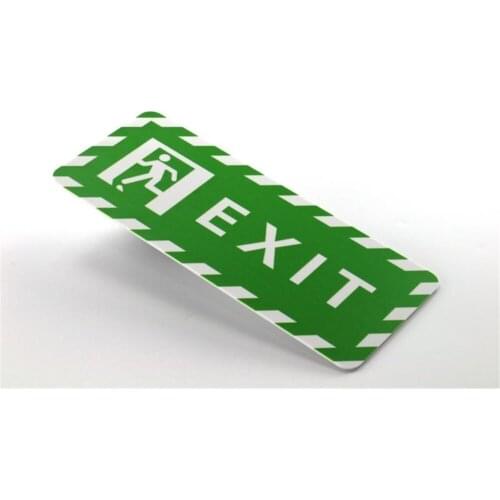 Acrylic Signboard Custom Customization Uv Printing Letter Icon Logo Wall Safety Exit Sign Plate Wall Sticky Signage Board