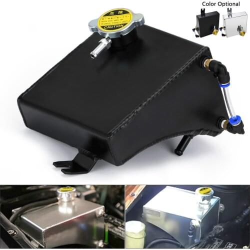 240SX S13 SR20DET KA24DE KA24E KA24 Aluminum Coolant Overflow Tank Reservoir Kit For Nissan (Fits: 240SX)