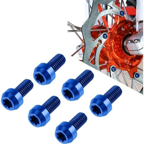 Front Rear Brake Disc Rotor Bolts Screw for Husqvarna FE TE FC TC FX TX FS 125 250 350 450 501 300 150 2014-2020 2019 2018 2017