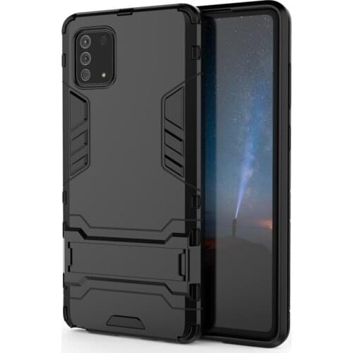 For Samsung Galaxy Note 10 Lite Case Cover Armor Rubber Bumper Shockproof Hybrid Stand Hard Case Fundas