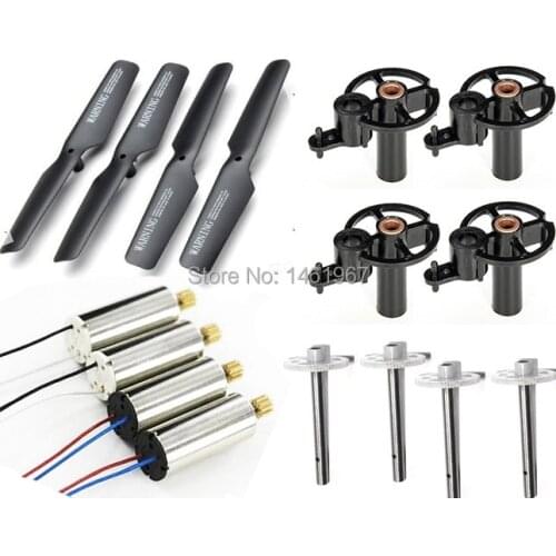 JJRC H8C RC Quadcopter Spare Parts Set Motor Propeller gear ,etc Part Also for DFD F183 Drone