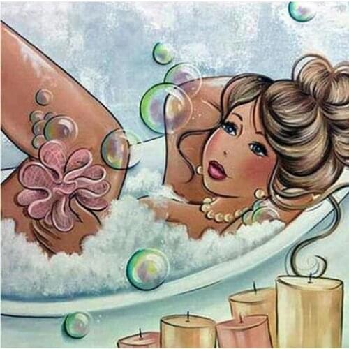 Full Square/Round Drill 5D DIY Diamond Painting "Fat Woman" 3D Rhinestone Embroidery Cross Stitch 3D Home Decor Gift