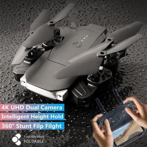 Intelligent Height Hold RC Drone 4K UHD Dual Camera 360 Degrees Stunt Filp WiFi FPV APP Control Aerial Photography RC Quadcopter