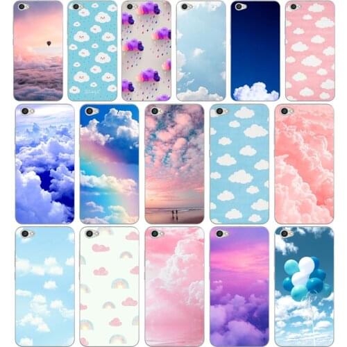254H clouds on blue sky Silicone Soft Tpu Cover phone Case for xiaomi redmi 4a 6a 4x note 5a pro mi a1