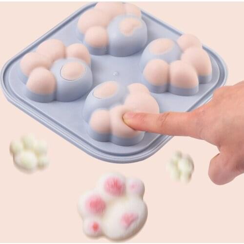 New Silicone Ice Cream Molds Ice Cube Tray Food Safe Popsicle Maker DIY Homemade Freezer Ice Lolly Mould Home Ice Cream Tools