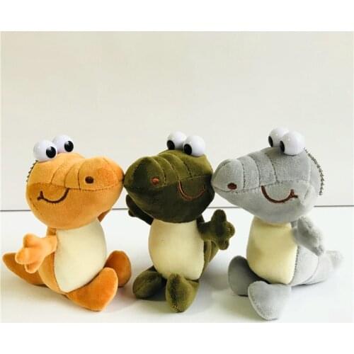 New lifelike cute fevarite Creative funny crocodile doll plush toy 15cm plush soft pretty pendant Keychain decoration kids gift