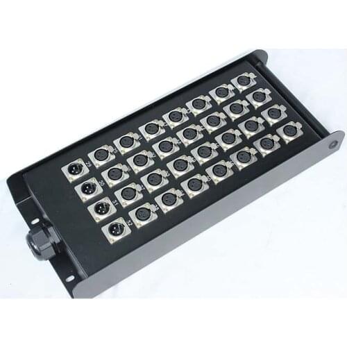 Wholesale 32 signal pathway stage junction box Stage snake cable box Multichannel audio cable junction box