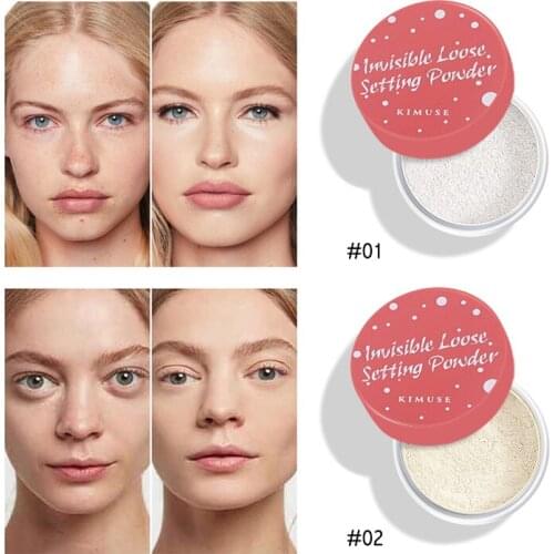 Air Setting Loose Powder Matte Wearing Makeup Lightweight Anti-sweat Non-removing Makeup Repairing Loose Powder Cosmetics TSLM1