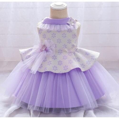 Christmas Dress for Wedding and Party Gown Holy Communion Princess Dress Elegant Appliques Flower Girl Prom Costume