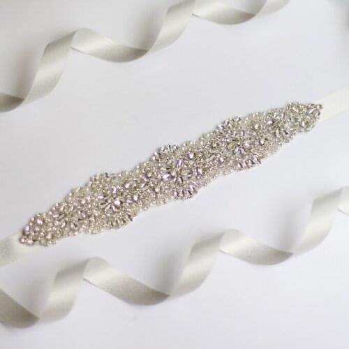 Bridal dresses belt, wedding bridesmaid Sash, diamond crystal Bride 's belts, ivory coral mint sparkling rhinestone sashes