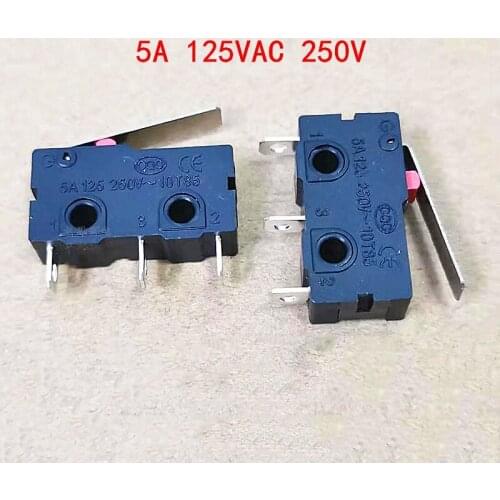 Three-foot medium-sized micro button limit switch stroke switch KW11-B 3P copper point internal buckle contact switch
