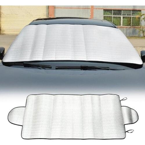 Universal Car Front Windshield Sun Snow Shade Heat Blocking Anti-UV Dust Cover Protector Auto Window Shade Car Cover Accessories