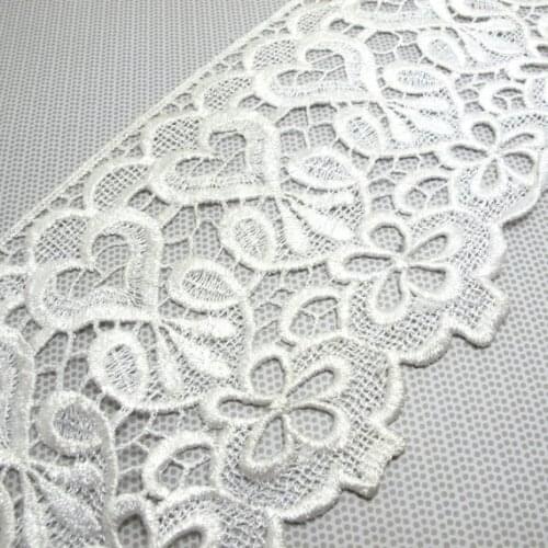 14cm Floral Lace Trim|Floral Embroidered Trim|Bridal Supplies|Handmade Supplies|Sewing Trim|Scrapbooking Decor