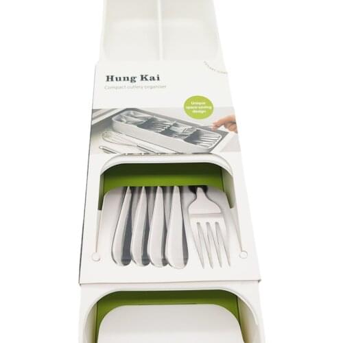 18L Drawer Storage Box European Kitchen Cutlery Storage Box Plastic Living Room Storage Box Kitchen Essential Tools