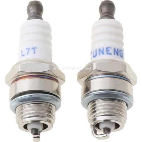 2Pcs 25cc 52cc 62cc Chainsaw Brush Cutter Spark Plug for 2 Stroke Engine MS180 MS250 MS070 Husquarna 365 Trimmer Dropship