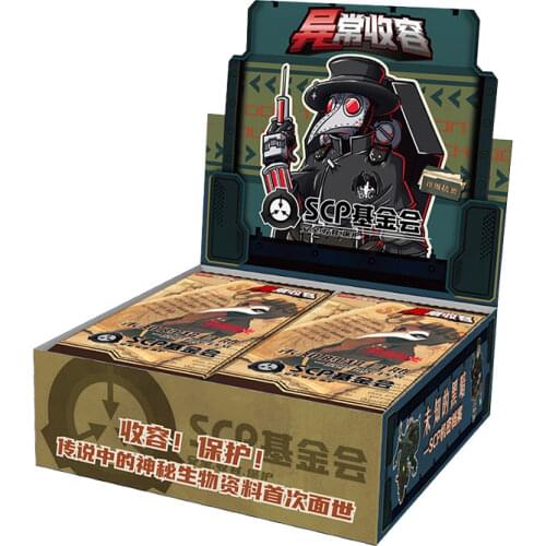 36pcs / Set SCP Foundation Card Paper Blind Box Shelter 049 Monster Card Kids Toys Girl Boy Collection Christmas Gift Grownups