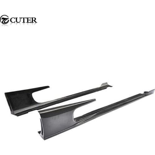 TT TTRS TTS Carbon fiber Auto side skirts car body kit For Audi TT 12-15