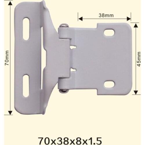 Freeshipping 70*38*8*1.5mm American Iron Metal Hinge Sewing Machine Folding Table Furniture Flip Tray Hinges Big Door Hinges