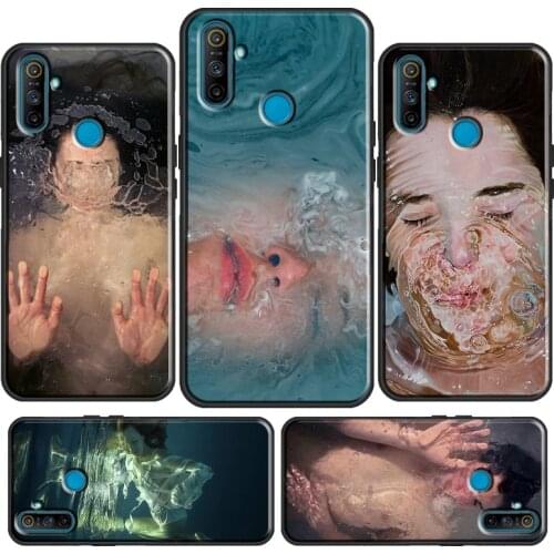 Abstract Art Underwater Boy Girl For OPPO Realme 8 Pro Q3 6 7 i C3 GT Neo Case For OnePlus 9 Pro 8 Pro Nord 7T 8T 9R Cover