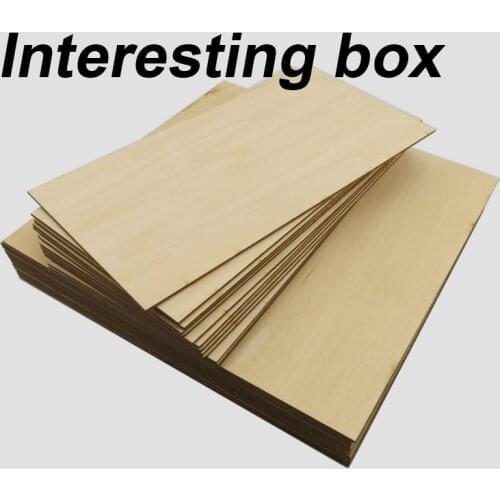 1.5mm linden wood board DIY model assembly supplies sand table construction model material thin wood chip small wood board