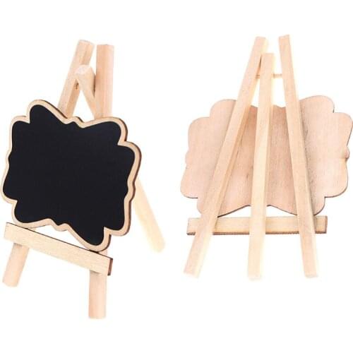 1pc DIY 1:12 1/6 Wooden Mini Chalkboard Model Dollhouse Miniatures Accessories Childrens Room Accessories Small Blackboard