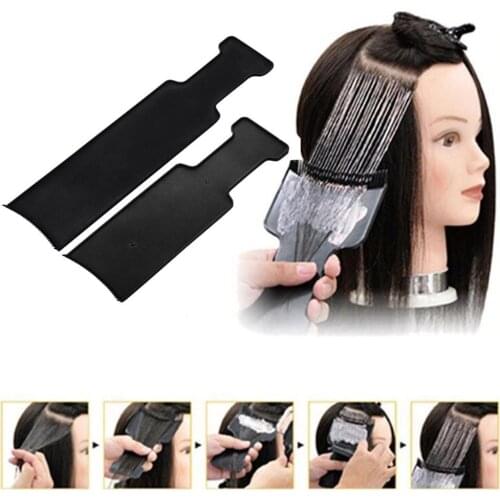 Professional salon Three sizes Hairdressing Dyeing Board DIY Long Hair Coloring Tint Coating Plate plastic Styling accessories