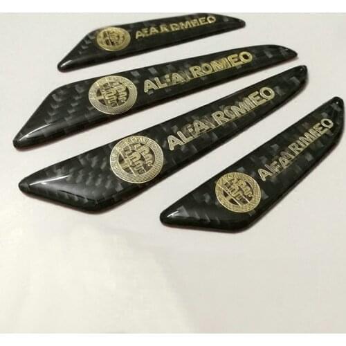 Giulia Stelvio carbon fiber door bumper for Alfa Romeo modification